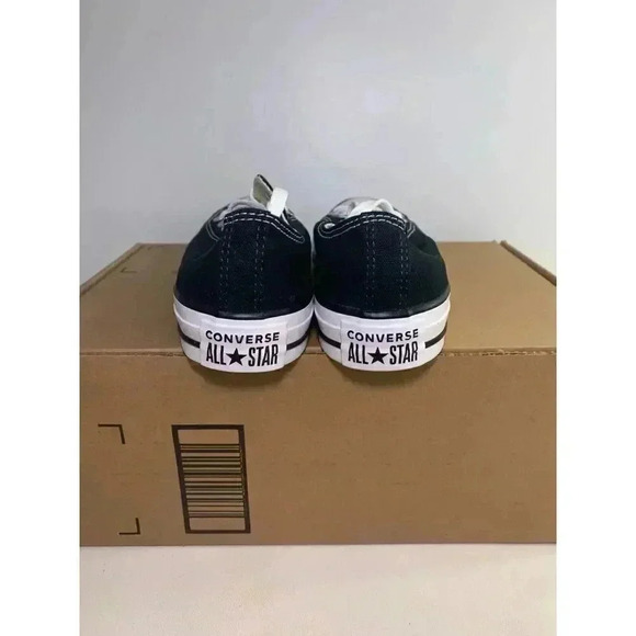 .1562 NEW! Converse All Star Low Top Black/White, US-3.5 Mens - Picture 6 of 6